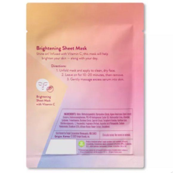 Regular Brightening Vitamin C Sheet Mask - 0.84 oz - Picture 3 of 12